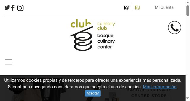 Screenshot of bculinaryclub.com