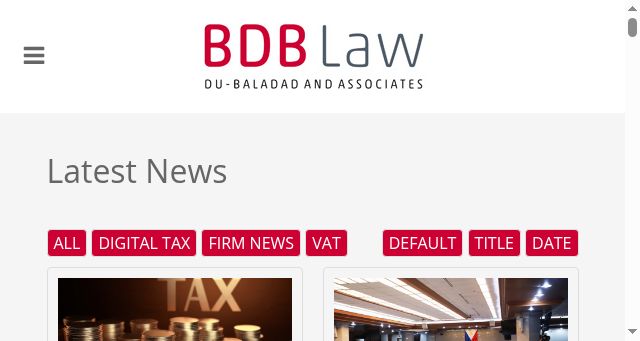 Screenshot of bdblaw.com.ph