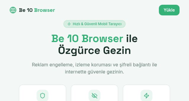 Screenshot of be10browser.com