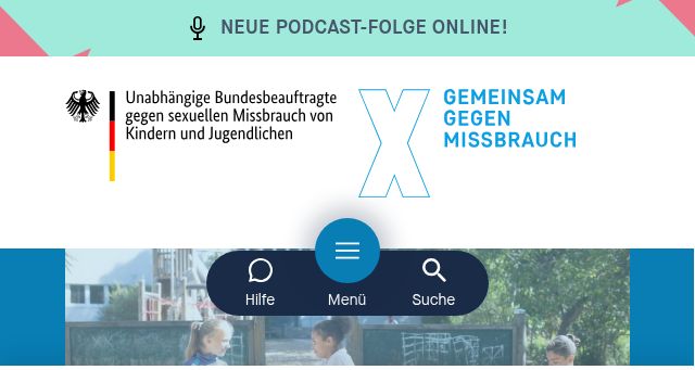 Screenshot of beauftragte-missbrauch.de