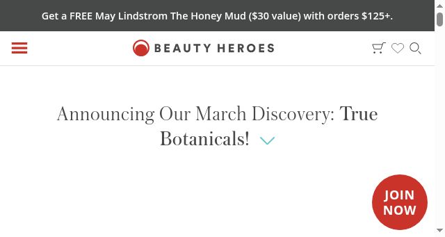 Screenshot of beauty-heroes.com
