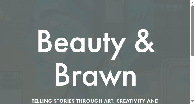 Screenshot of beautyandbrawngallery.com