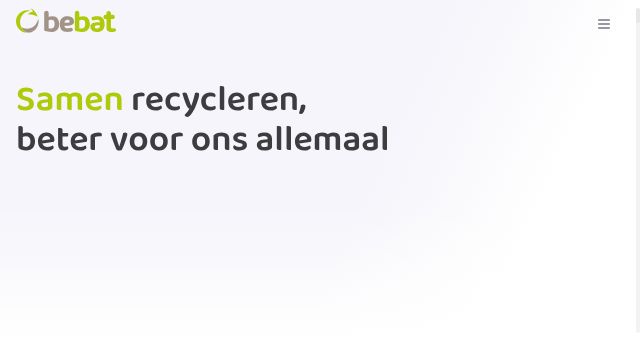 Screenshot of bebat.be