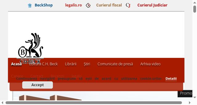 Screenshot of beck.ro