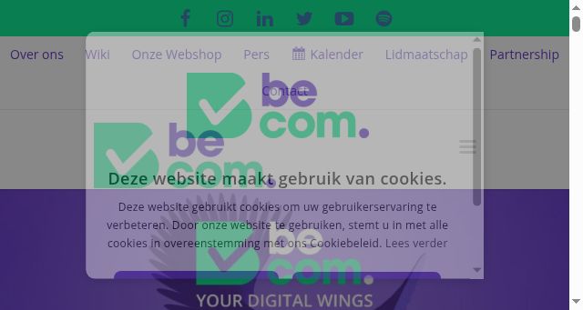 Screenshot of becom.digital