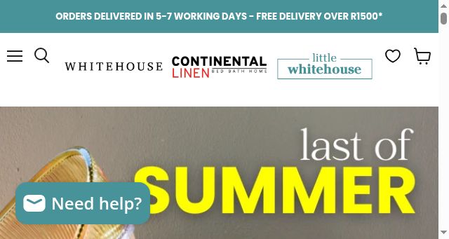 Screenshot of bedbathhome.co.za