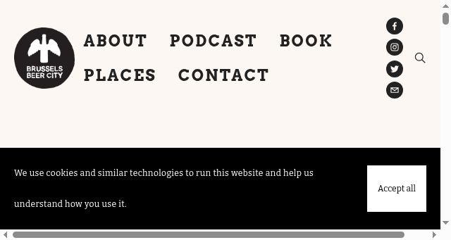 Screenshot of beercity.brussels