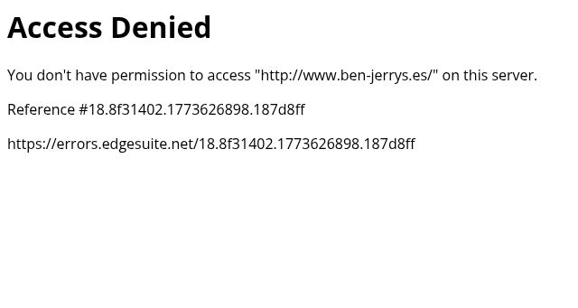Screenshot of ben-jerrys.es