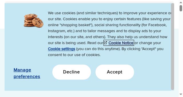 Screenshot of benandjerrys.ca