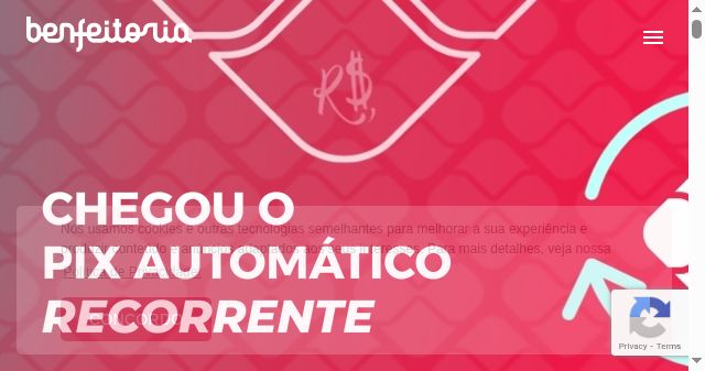 Screenshot of benfeitoria.com