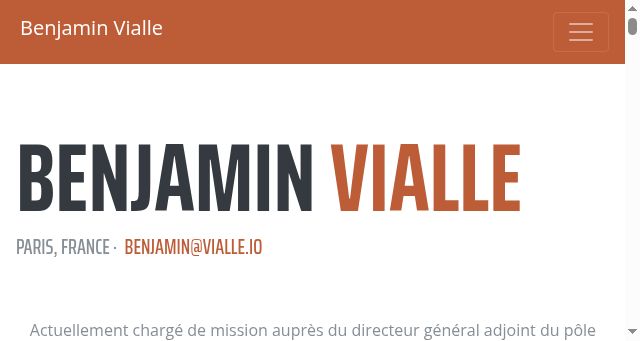 Screenshot of benjamin-vialle.net