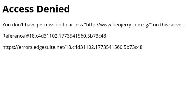 Screenshot of benjerry.com.sg