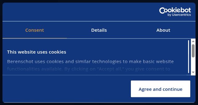 Screenshot of berenschot.be