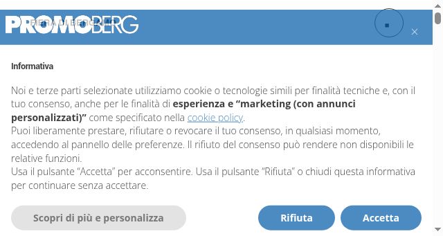 Screenshot of bergamofiera.it
