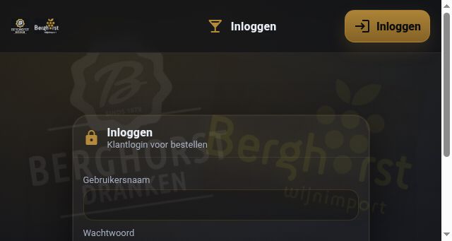Screenshot of berghorstbestel.nl