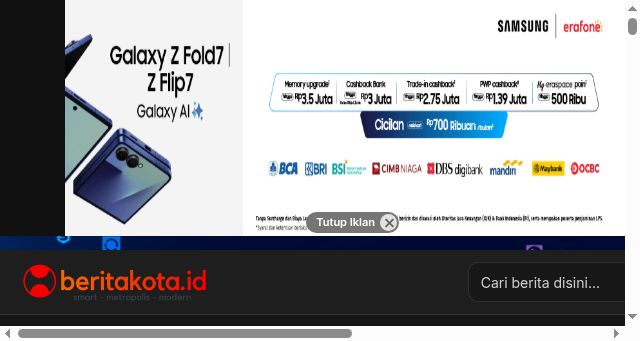 Screenshot of beritakota.id