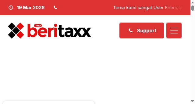 Screenshot of beritaxx.com