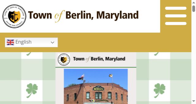 Screenshot of berlinmd.gov