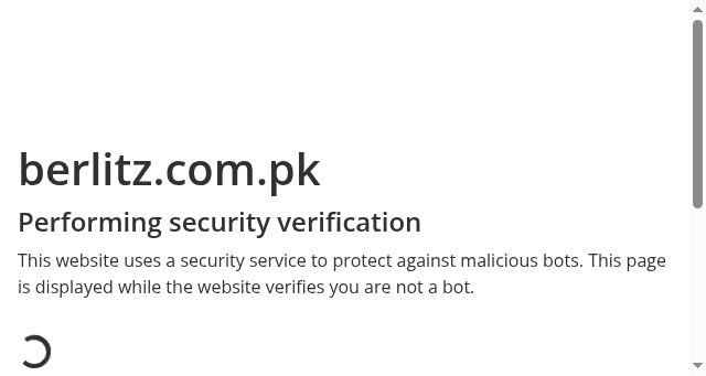 Screenshot of berlitz.com.pk