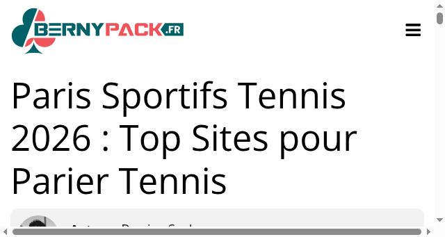 Screenshot of bernypack.fr