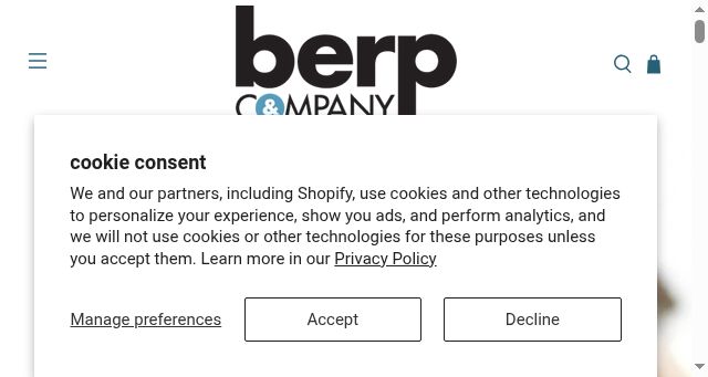 Screenshot of berp.com