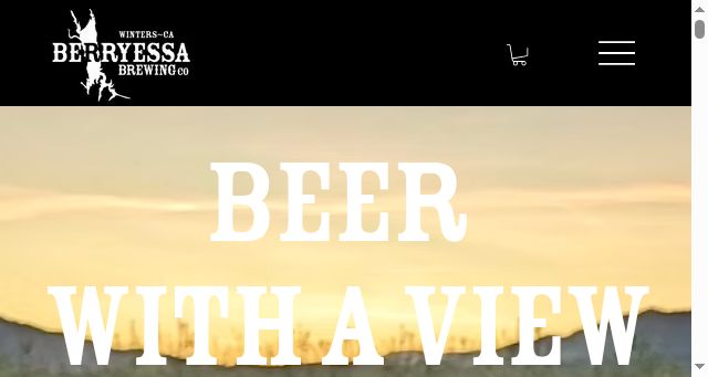 Screenshot of berryessabrewingco.com