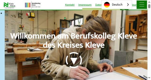 Screenshot of berufskolleg-kleve.de