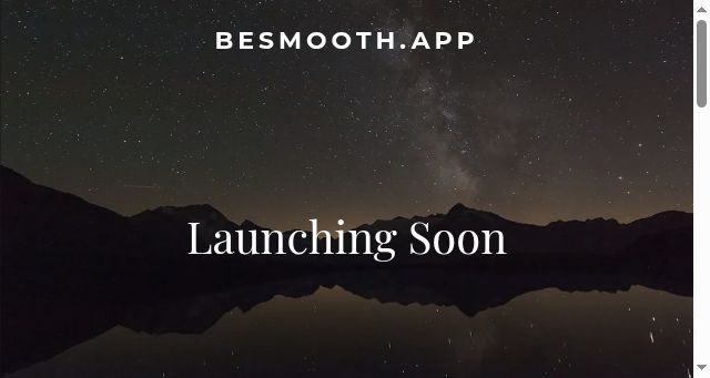 Screenshot of besmooth.app