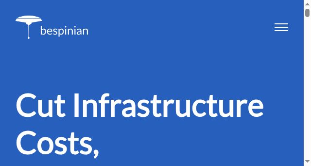 Screenshot of bespinian.io