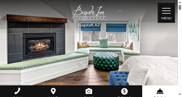 Screenshot of bespokeinnflagstaff.com