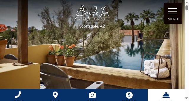 Screenshot of bespokeinnscottsdale.com
