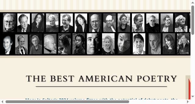 Screenshot of bestamericanpoetry.com