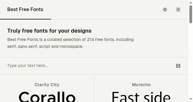 Screenshot of bestfreefonts.com