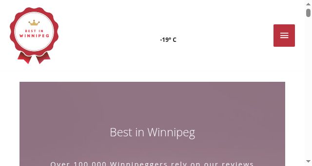 Screenshot of bestinwinnipeg.com