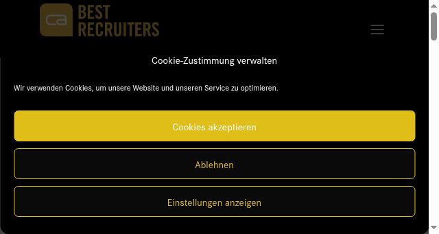 Screenshot of bestrecruiters.eu