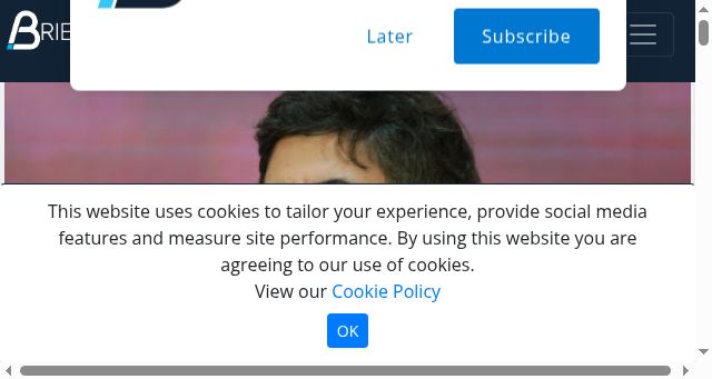 Screenshot of betabriefing.com