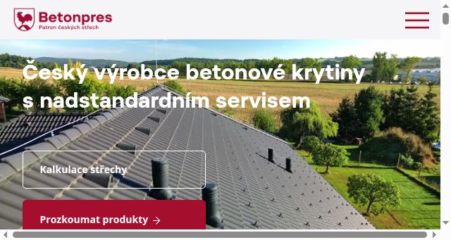 Screenshot of betonpres.cz