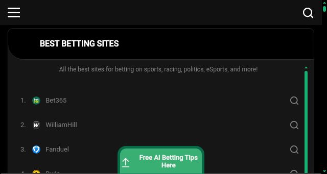 Screenshot of bettingdude.com