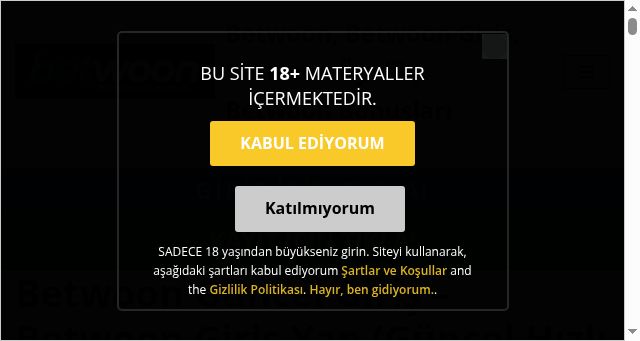 Screenshot of betwoon.gen.tr