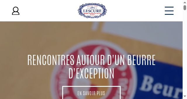 Screenshot of beurre-lescure.com