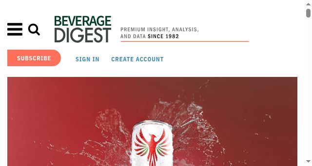 Screenshot of beverage-digest.com