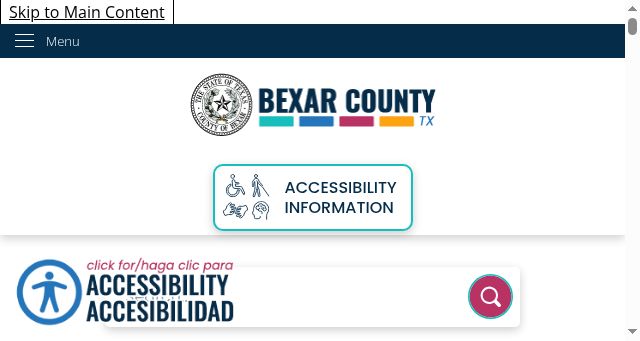 Screenshot of bexar.org