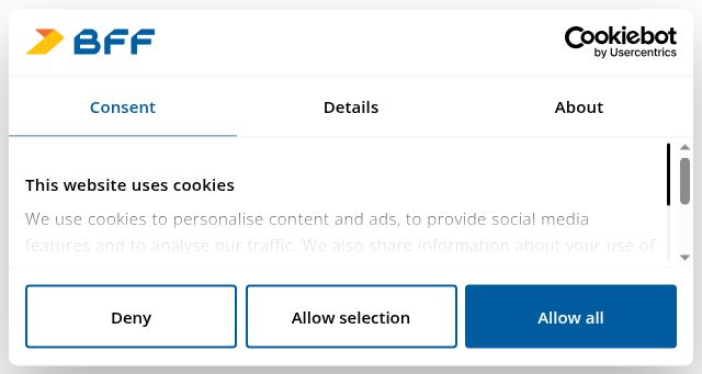 Screenshot of bff.com