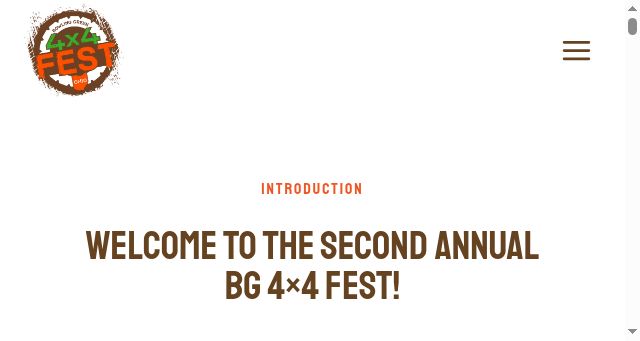 Screenshot of bg4x4fest.com