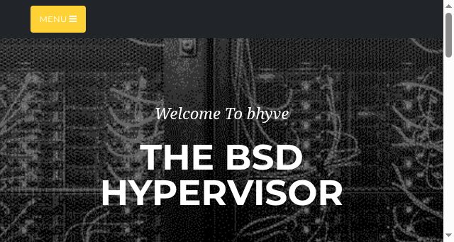 Screenshot of bhyve.org