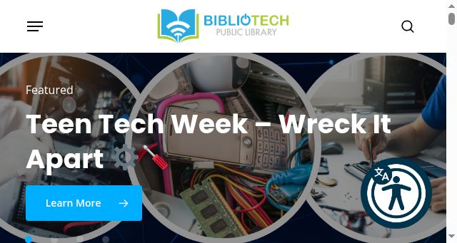 Screenshot of bibliotech.org