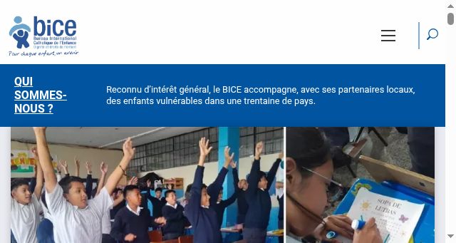 Screenshot of bice.org