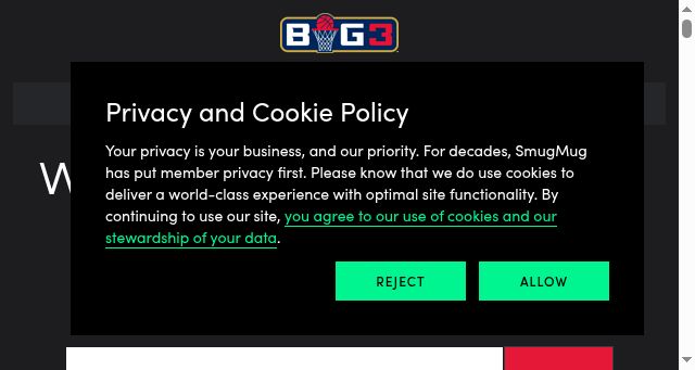 Screenshot of big3photos.com