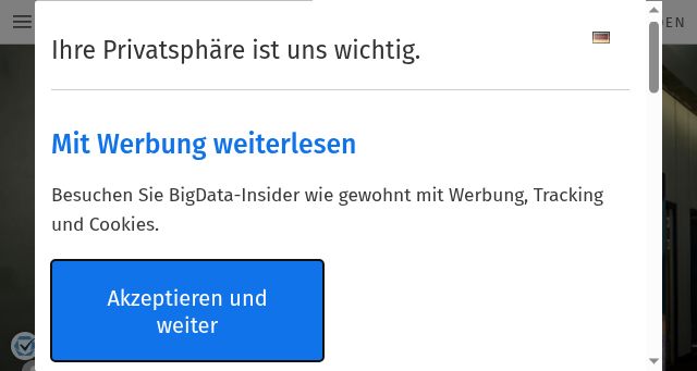 Screenshot of bigdata-insider.de