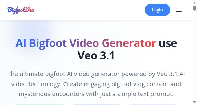 Screenshot of bigfootveo.com